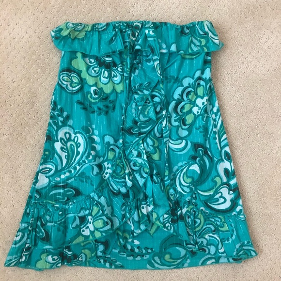 Green Flowy Halter Dress - Picture 7 of 12